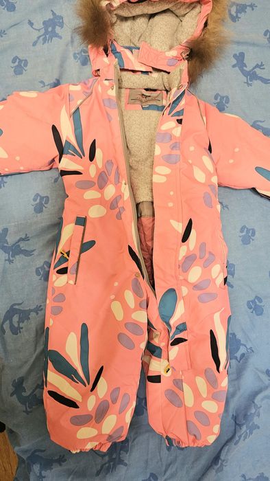 Зимний комбинезон для девочки 104 рост