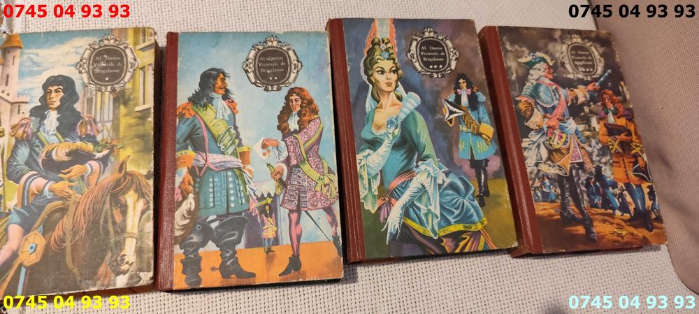 carte carti al. dumas Vicontele de Bragelonne 4 vol editie 1970
