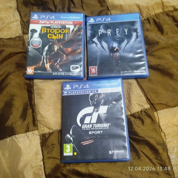 Диски на ps4 ,возможен обмен