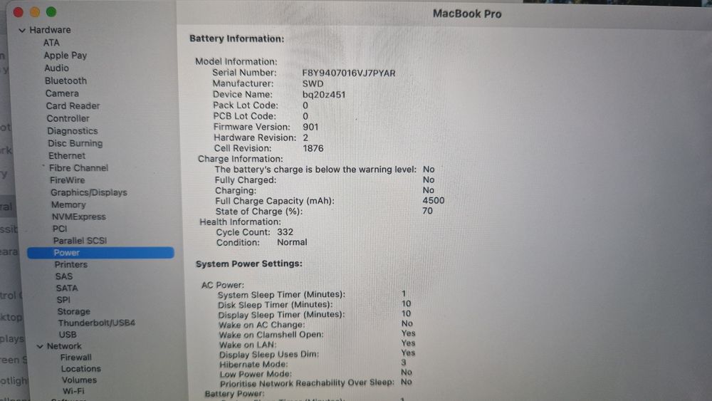 Macbook Pro A1989 (2019) TouchBar и Touch ID