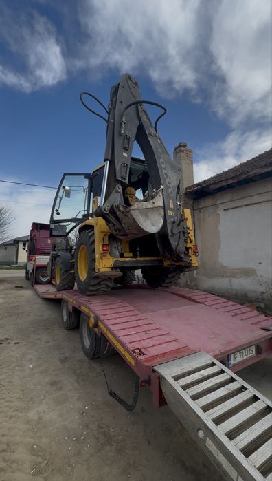 Platforme auto/Închiriere Trailer Transport cap tractor /utilaje / inchiriere trailer platforma containere/ utilaje ILFOV