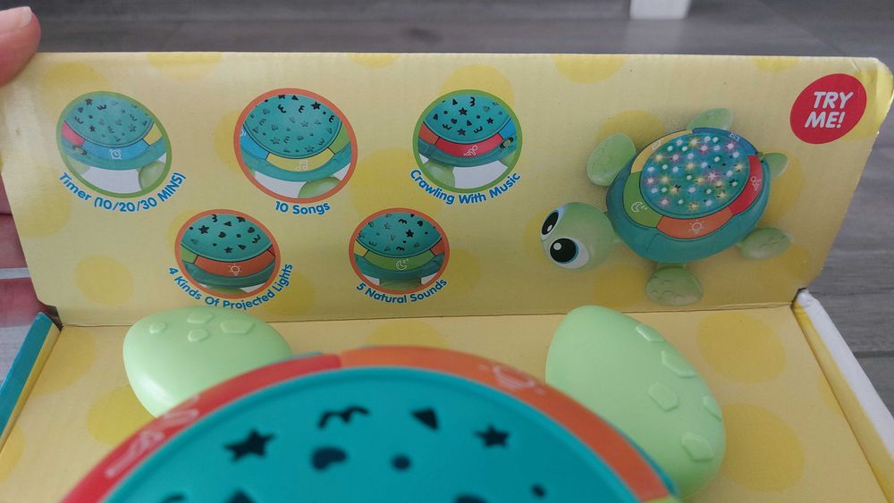 Пееща и светеща костенурка Early steps