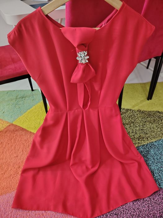 Rochie roșie de craciun mărime S