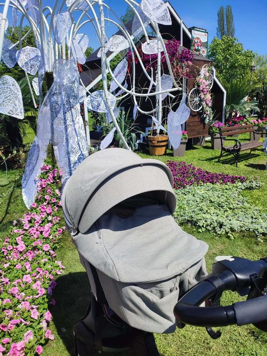 Stokke 2 в 1 brushed grey бебешка количка