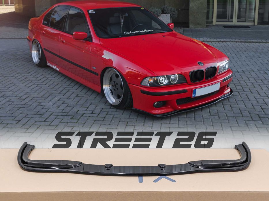 Prelungire Lip Bara Fata BMW Seria 5 E39 (1995-2003) Negru lucios / plin, dintr-o bucata