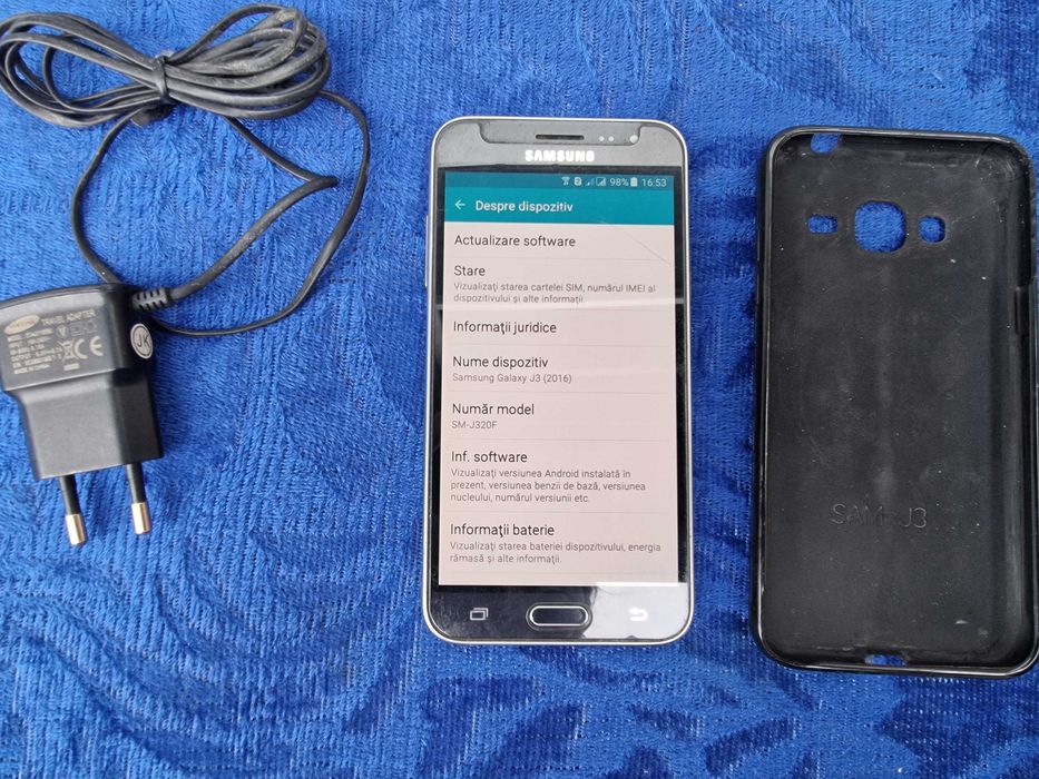 Telefon mobil Samsung Galaxy J3 (2017), Dual SIM, 16GB, 4G, Negru