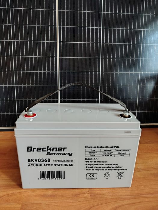 Baterie Breckner AGM 12v 100ah fotovoltaice ups  auto rulote