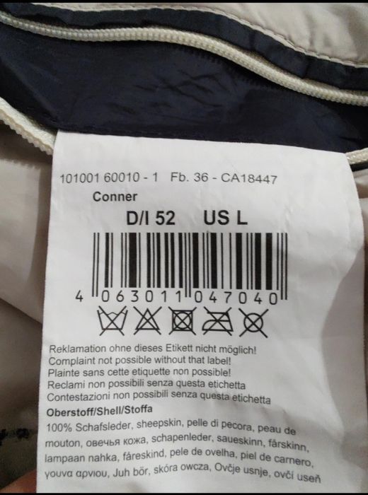 Geaca piele naturala Milestone