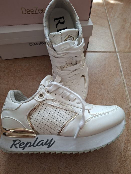 Нови дамски сникърси  Calvin klein,  Replay, Deezee