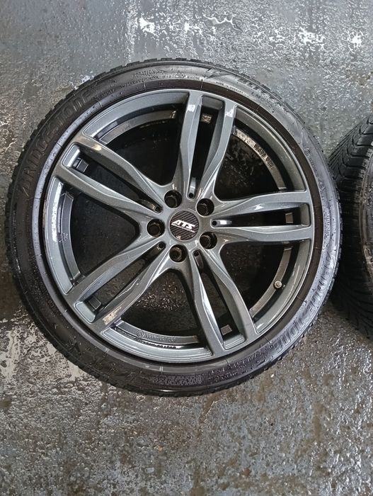 Jante BMW Audi 19 " 5x112 cu cauciucuri Bridgetstone M+S dot 23  225/45R19