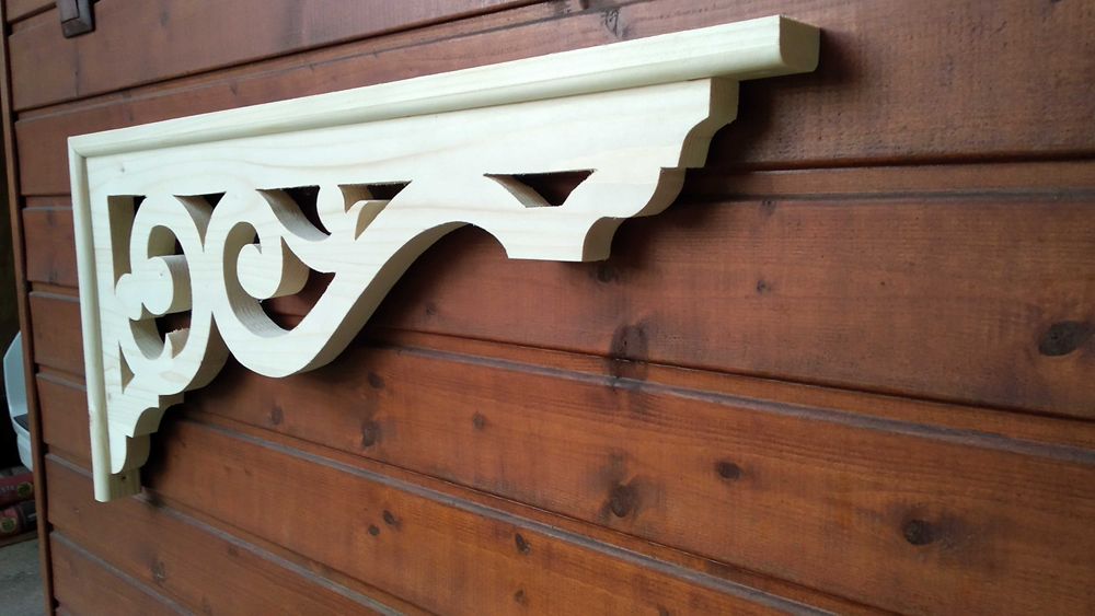 Ornament coltar, consola pt terasa foisor  la imbinare stalp grinda