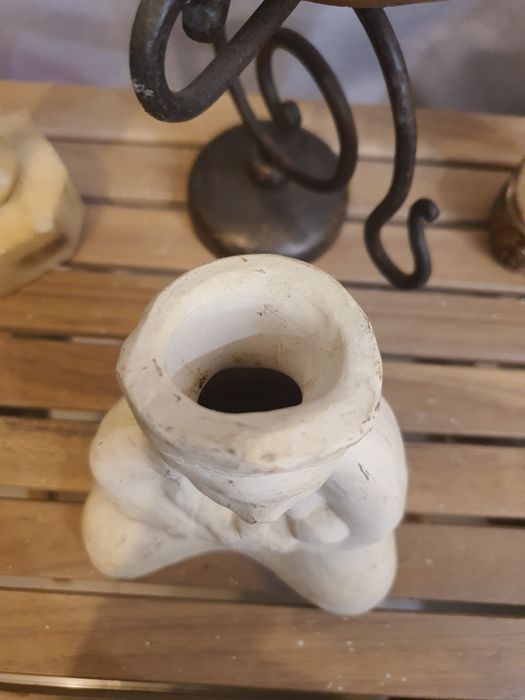 4 Obiecte Decorative Lucrate Manual (Lemn Tec Myanmar, Ceramică)