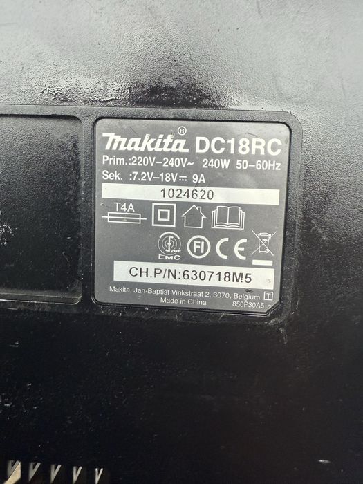 Бързо зарядно устройство Makita DC18RC, LXT, Li-Ion, 9 A