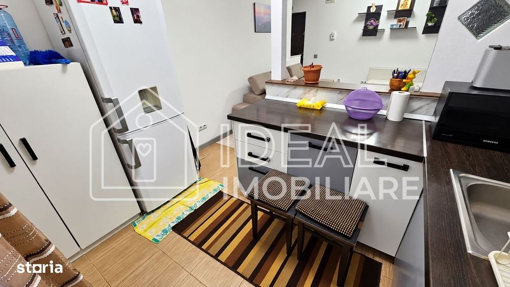 Garsoniera complet mobilata cu Gradina, Strada Virgil Ioan Ispas