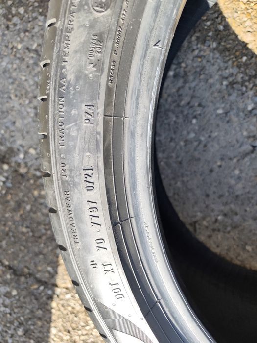 275/35/20" 245/40/20" 4бр Pirelli p zero 4 Rft, dot21г, 6мм