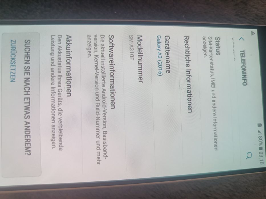 Vind telefon Samsung a3