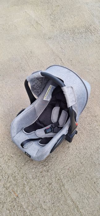 Комбинирана количка 3 в 1 KikkaBoo - Madrid, Dark Grey Melange