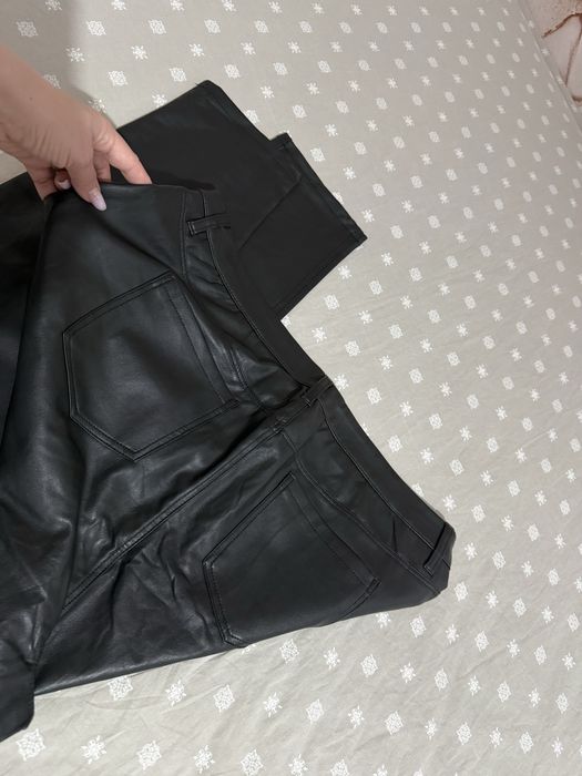 Pantaloni piele Peacocks XL