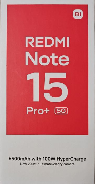 Xiaomi Redmi Note 15 Pro Plus -512 GB / 12 GB RAM / Black /Nou