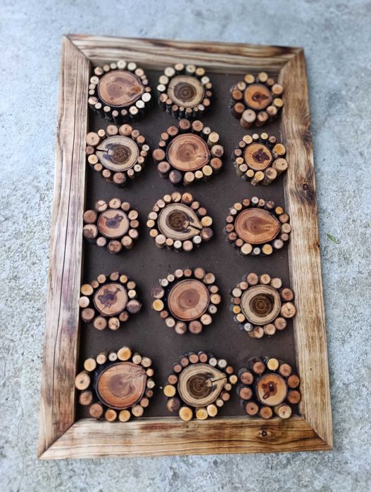 Tablou decorativā din lemn natural