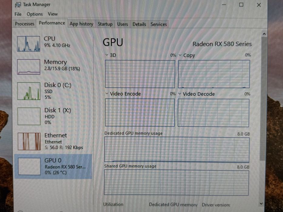 Pc Gaming i3 9100/Rx 580 8GB/16GB Ram/SSD+HDD