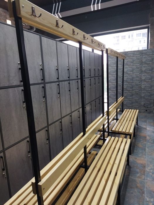 Скамейка с вешалками 1,9 м /1, 8 м