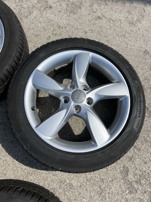 Джанти 17 “ за AUDI със зимни гуми Continental  DOT20. 7 мм грайфер