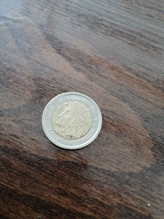 Monedă rară, 2 euro, anul 2002