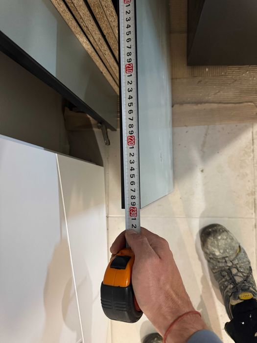 Италиански шкаф/скрин от 3 части - капариран