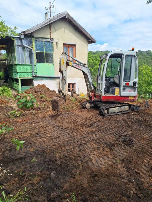 Услуги с бобкат,мини багер и самосвал с кран