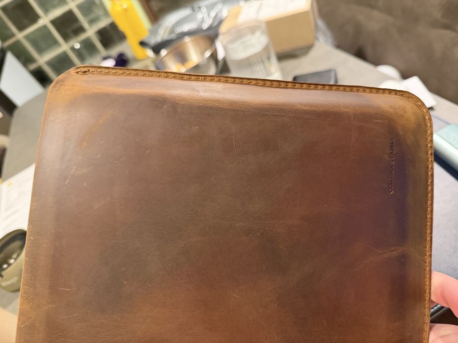 Husa de protectie laptop Macbook 14” - 15” din piele 100%