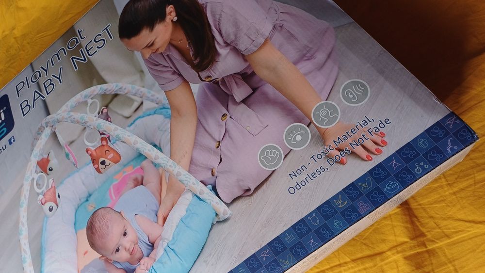 Бебешка активна гимнастика и гнездо -2в1, Lorelli