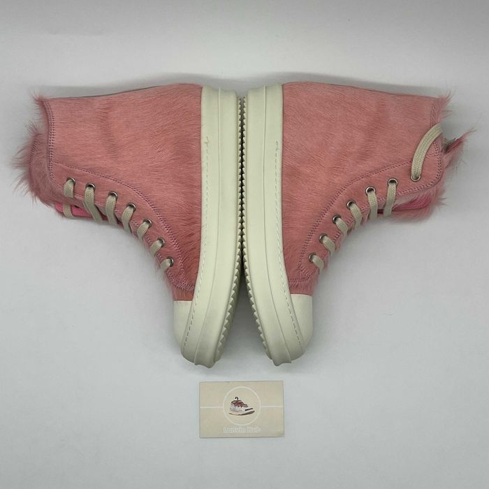 Rick Owens Ramones Pink Pony Hair
