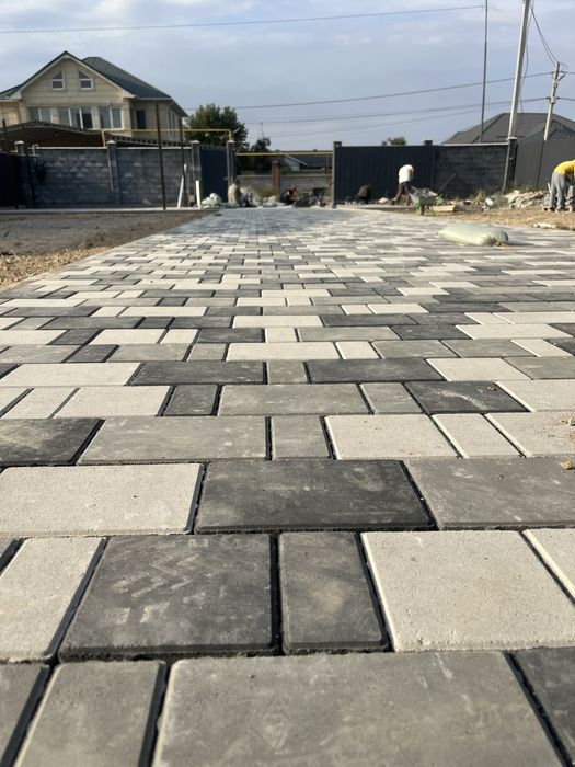 Укладка брусчатки