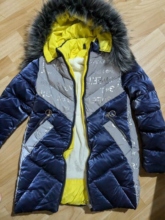 Пальто зимнее р.122-128