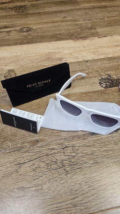 Ochelari de soare albi Privé Revaux