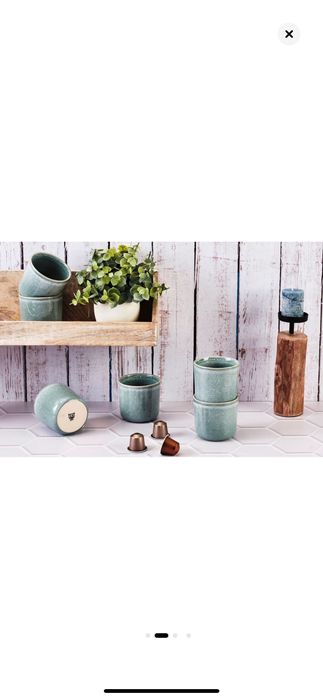 Set 4 Cesti de cafea Magma Cobalt