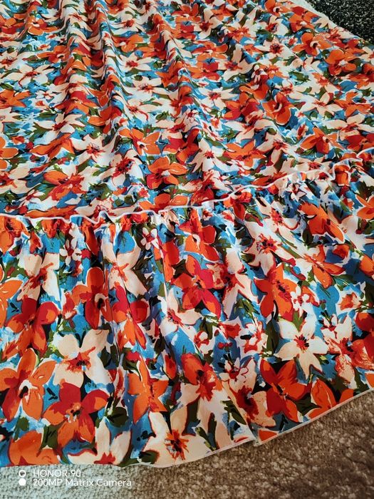 Rochie cu flori xxxl