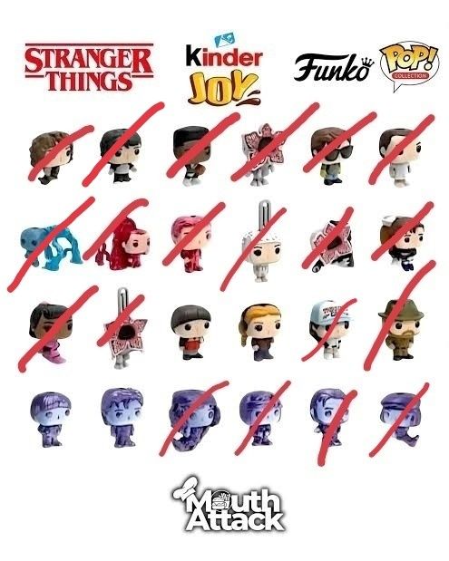 Продам Фигурки с Kinder Joy Stranger Things Funko Pop