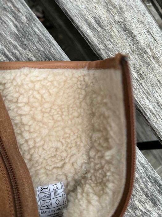 Детски кожени ботуши с вълна