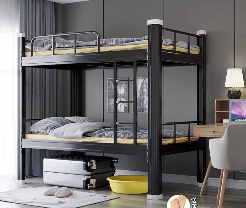 Кровать двухъярусная прочная с лестницей для детей и взрослых