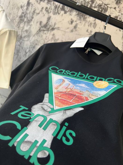 Tricou Casablanca - negru S / alb XXL - calitate PREMIUM