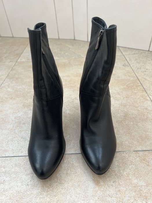 Кожаные полусапожки