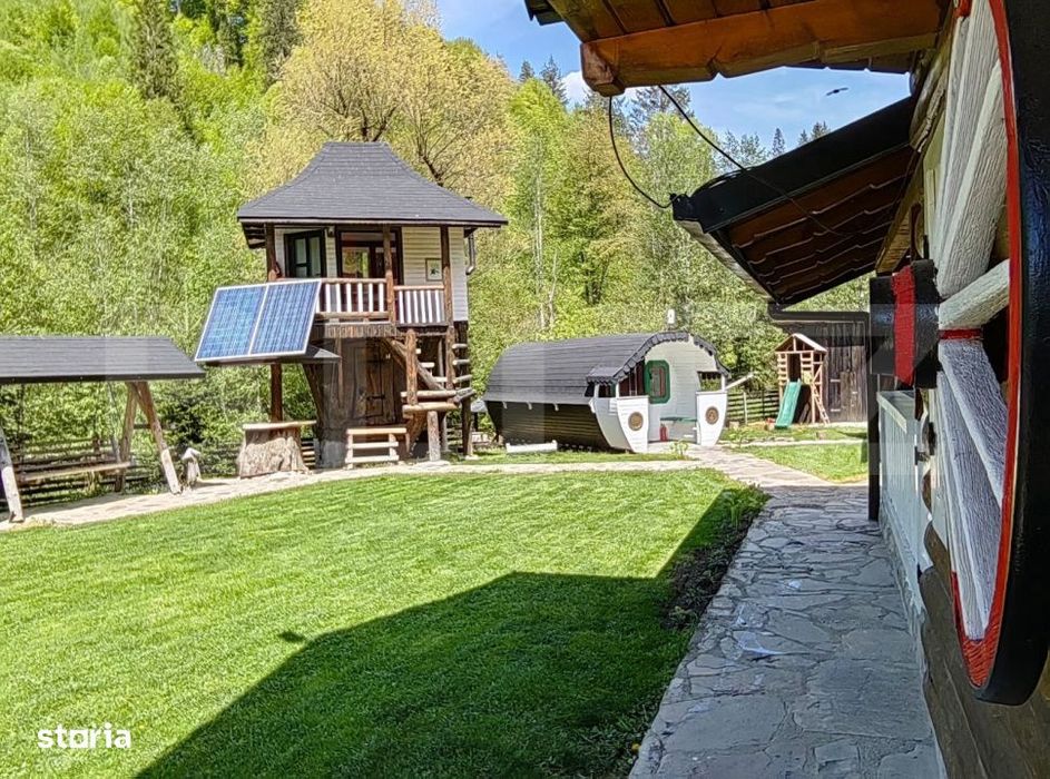 Cabana/Casa de vacanta in Molid, SV, 136 mp, teren cu 3300 mp, Iaz cu