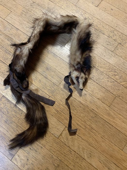 Шалчета естествен косъм лама, лисица, норка