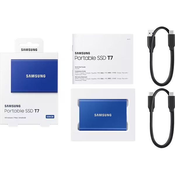 SSD extern Samsung T7,2Tb,sigilat