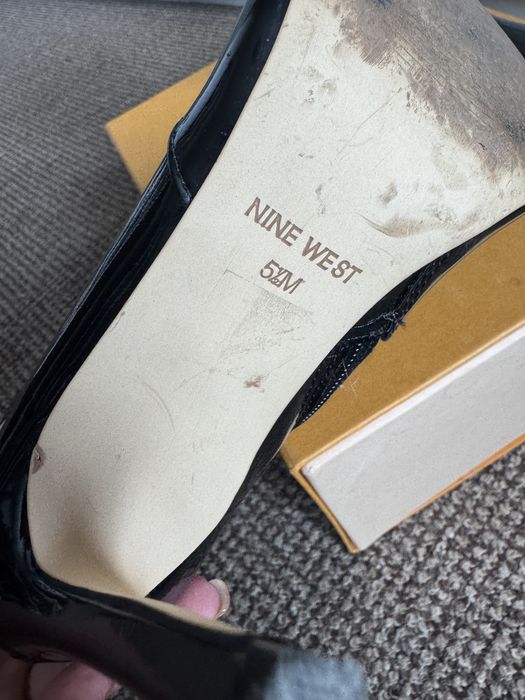 Botine/cizma Nine West, 35-36, lac, noi