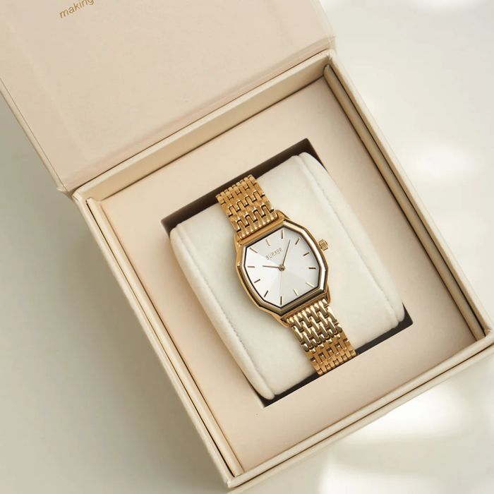 Часы Burker Julia gold white