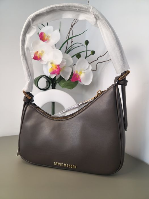 Оригинална дамска чанта Steve Madden - Шоколадово кафява