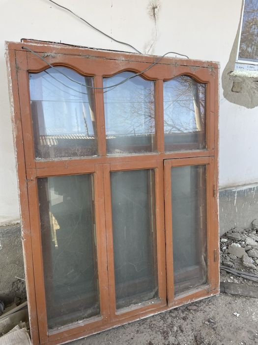 Деревянные окна 9 штук